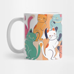 colourfull kittens Mug